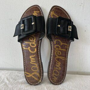 Sam Edelman Slides Sandals Womens 9.5 Black Strap Slip On